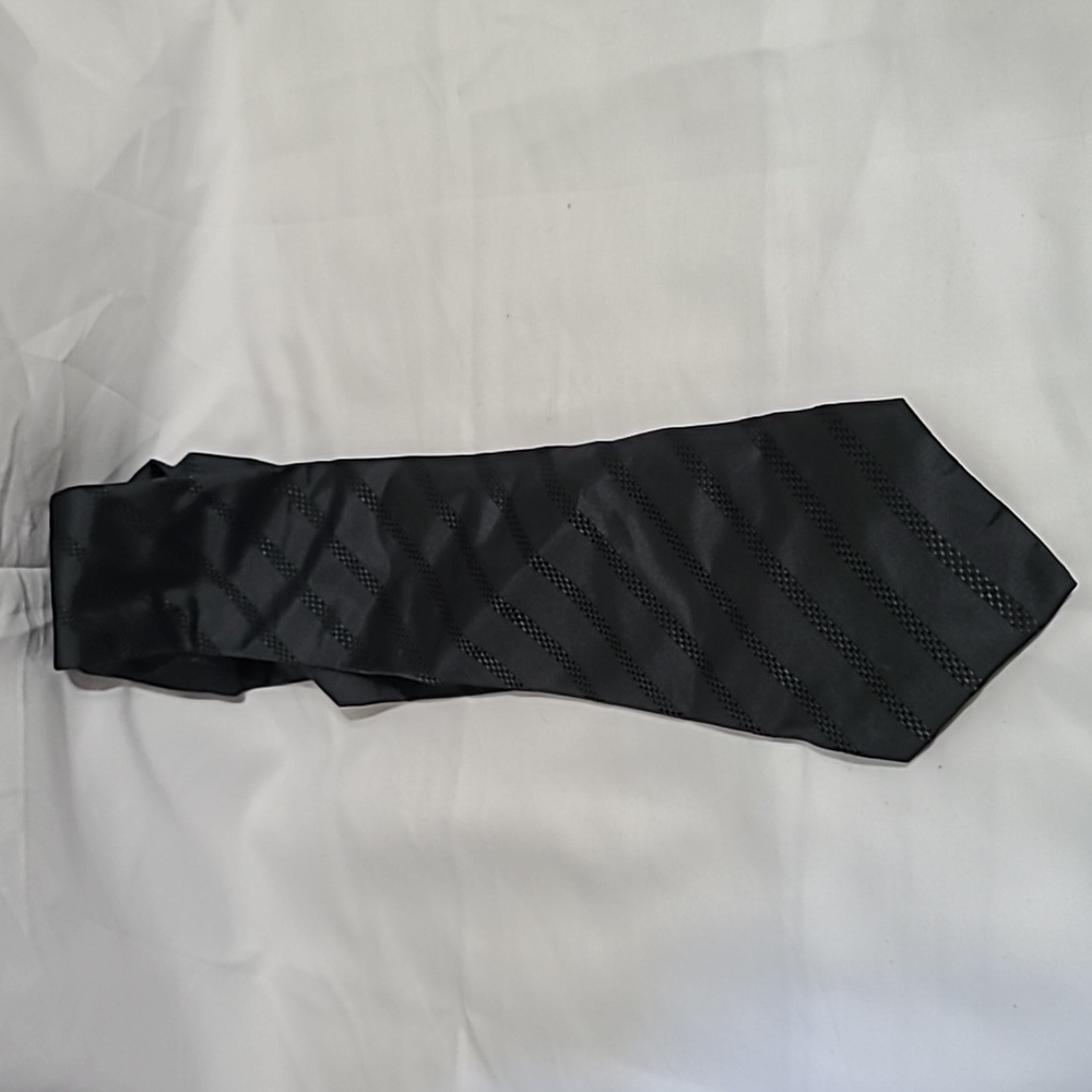 Navy YSL Yves Saint Lauren neck tie